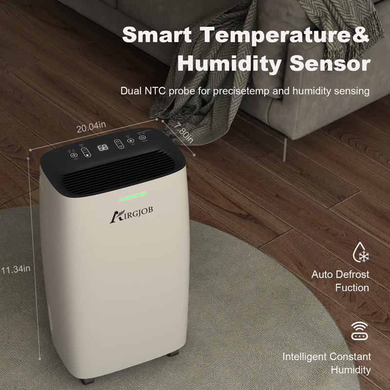 AIRGJOB Console Dehumidifier , 32 Pints per Day for Rooms up to 3000